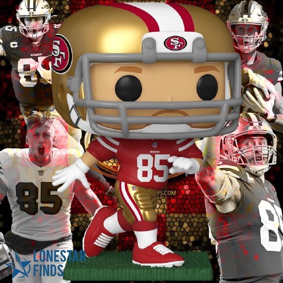 Funko POP! NFL Football George Kittle San Francisco 49ers Tight End Figure #144! - Picture 1 of 7